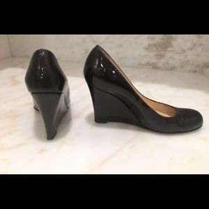 Christian Louboutin Patent Leather Wedge